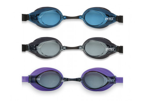 Очки для плавания Racing Goggles, (асс. 3 цвета), от 8 лет 55691