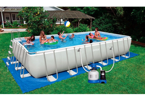 28366 Бассейн каркасный Ultra Frame Pool Intex 28366 732х366х132 см
