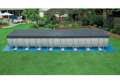 Бассейн каркасный Intex Rectangular Ultra Frame Pool, 975х488х132 см 28372
