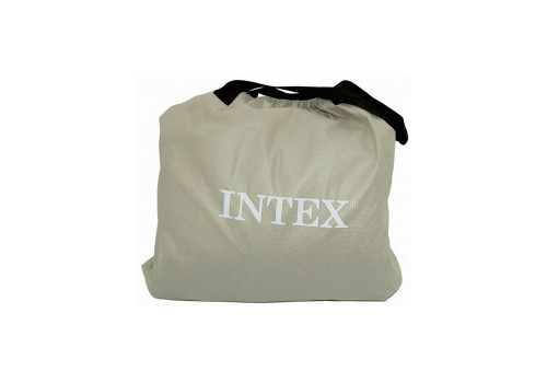 Кровать надувная двуспальная со встроенным насосом 220В 152х203х51см Intex 64464