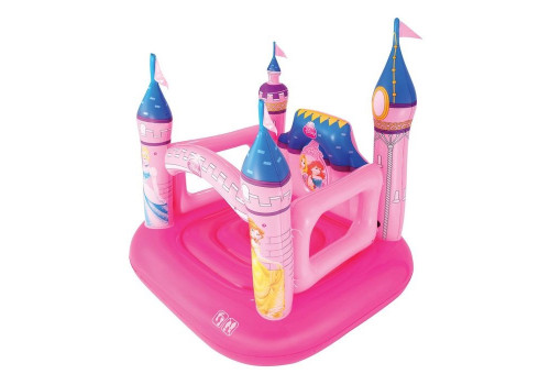 91050 Надувной батут Замок (85 кг) Disney Princess Bestway 157 х 147 х 163 см