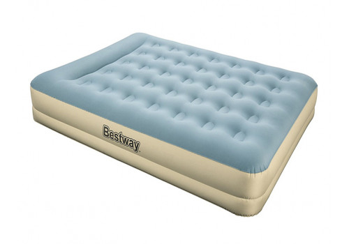 69003 Надувная кровать Refined Fortech Bestway 203х152х33см, встроенный электронасос