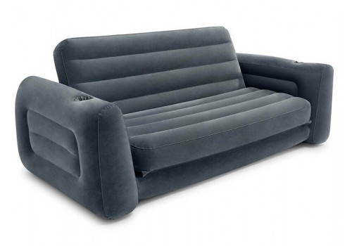 66552 Intex Надувной диван-кровать, 203х224х66 см