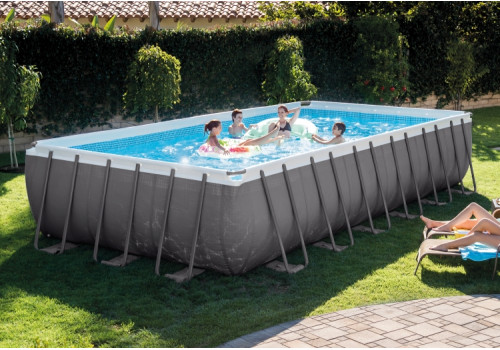 26364 Каркасный бассейн Rectangular Ultra Frame 7,32х3,66х1,32м Intex+песч.фильтр 7900 л/ч