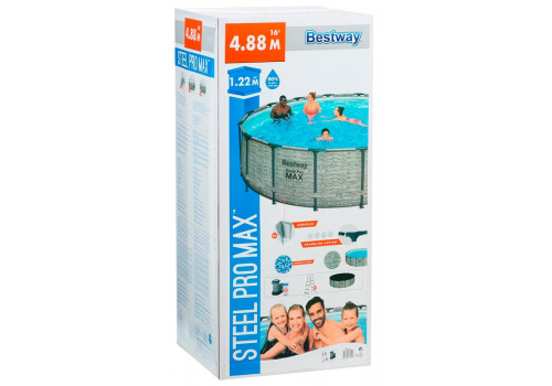 Круглый каркасный бассейн Bestway, 488х122см (5619E)