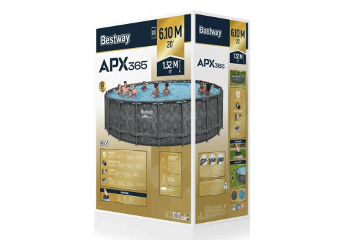 561KE Bestway, Каркасный круглый бассейн APX-365, 610х132см