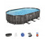 5611R Bestway Овальный каркасный бассейн, 610х366х122см +фильтр-насос, лестница, тент